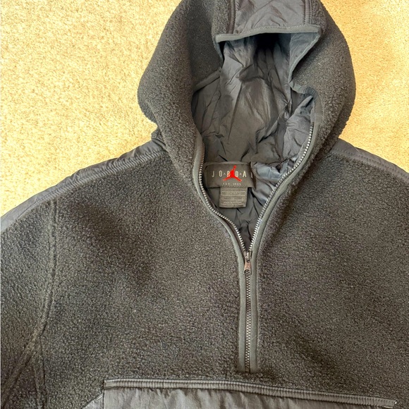 Jordan Cosy Girl Women's Sherpa Polar Fleece Hoodie, Black XL - Picture 4 of 5